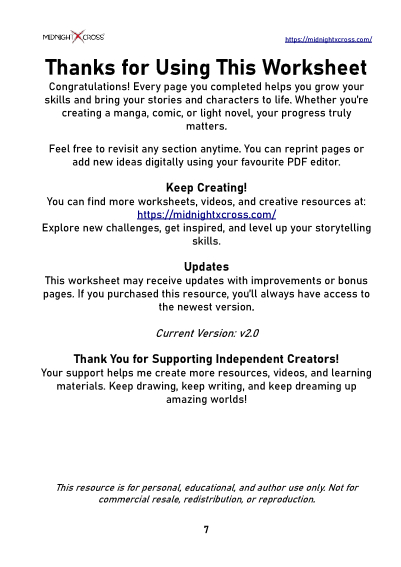 Manga Editing Checklist Preview 7